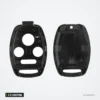 Coque de clé pliante 2 à 5 boutons pour Honda Accord, Civic, CR-V, Pilot - coque démontée en deux parties