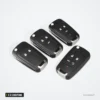 Coque de clé pliante 2 à 5 boutons pour Opel Astra, Insignia, Corsa, Mokka - cinq coques différentes, vue d'ensemble