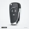 Coque de clé pliante 2 à 5 boutons pour Opel Insignia, Astra, Chevrolet Cruze - clé pliée debout, deux boutons