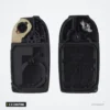Coque de clé pliante 2 à 5 boutons pour Volvo S60, S80, V70, XC90 - coque ouverte, mécanisme intérieur visible