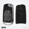 Coque de clé pliante 2 boutons pour Chrysler 300C, Jeep Wrangler, Compass - coque ouverte, mécanisme et ressort visibles