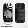 Coque de clé pliante 2 boutons pour Suzuki Swift, Vitara, lame HU133R/TOY43 - coque démontée, circuit et mécanisme visibles