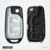 Coque de clé pliante 2 ou 3 boutons pour Dacia Sandero, Logan, Duster - coque ouverte, emplacement de la pile