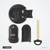 Coque de clé pliante 3/4 boutons pour BMW Mini Cooper, Clubman F54, F55, F56 - pièces détachées: coque, circuit et lame