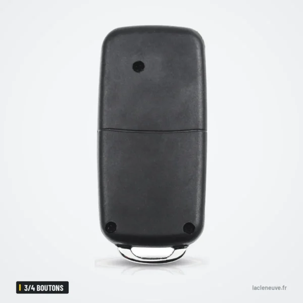 Coque de clé pliante 3/4 boutons pour Nissan 350Z, Maxima, Infiniti FX35, G35 - dos lisse de la coque, sans bouton