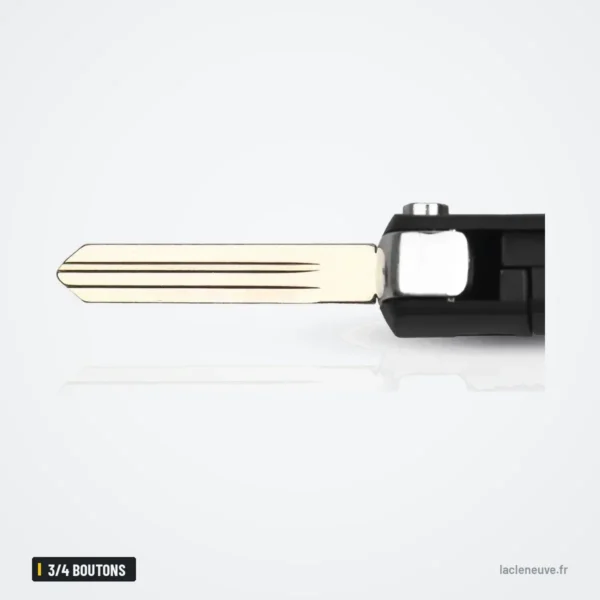 Coque de clé pliante 3/4 boutons pour Nissan Pathfinder, Murano, Xterra - lame seule, non taillée