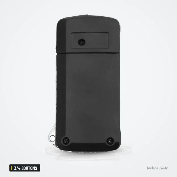 Coque de clé pliante 3/4 boutons pour Nissan Pathfinder, Murano, Xterra - dos de la coque, uni