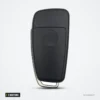 Coque de clé pliante 3 boutons pour Audi A3, A4, A6, TT, sans lame - dos de la coque fermée