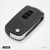 Coque de clé pliante 3 boutons pour Chevrolet Captiva, Opel Antara (2006-2010) - vue de face, coque repliée
