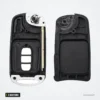 Coque de clé pliante 3 boutons pour Chevrolet Captiva, Opel Antara (2006-2010) - intérieur démonté, deux parties séparées