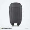 Coque de clé pliante 3 boutons pour Citroën C3, C4, Peugeot 308, lame VA2/HU83 - dos de la coque, forme arrondie