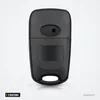 Coque de clé pliante 3 boutons pour Kia Rio, Sportage, Hyundai I30, Accent - face avant de la coque, vierge sans lame