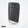 Coque de clé pliante 3 boutons pour Volkswagen Golf, Passat, Tiguan, Skoda - dos uni de la coque, sans bouton