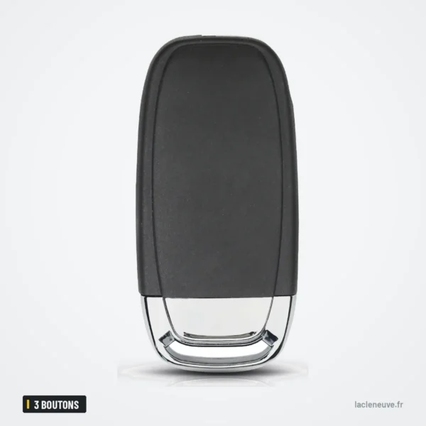 Coque de clé pliante 3 boutons pour Volkswagen Golf, Polo, Skoda Octavia - dos de la coque, vue arrière