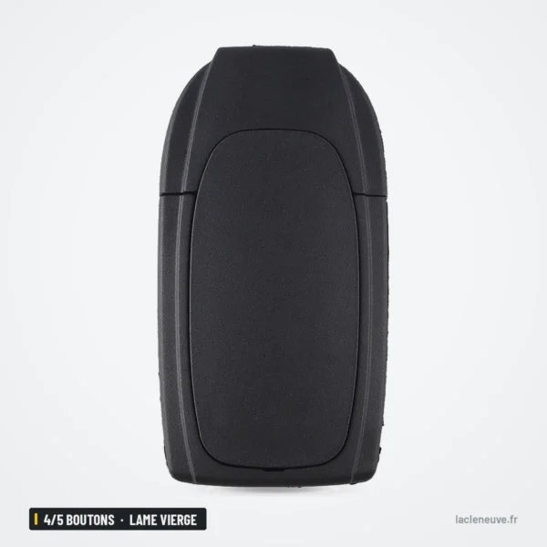 Coque de clé pliante 4/5 boutons pour Volvo S40, V70, S60, XC90, lame vierge - dos de la coque, surface lisse