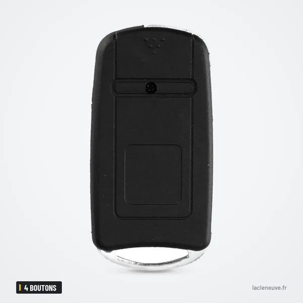 Coque de clé pliante 4 boutons pour Dodge, Chrysler, Jeep Grand Cherokee - dos de la coque, sans lame visible