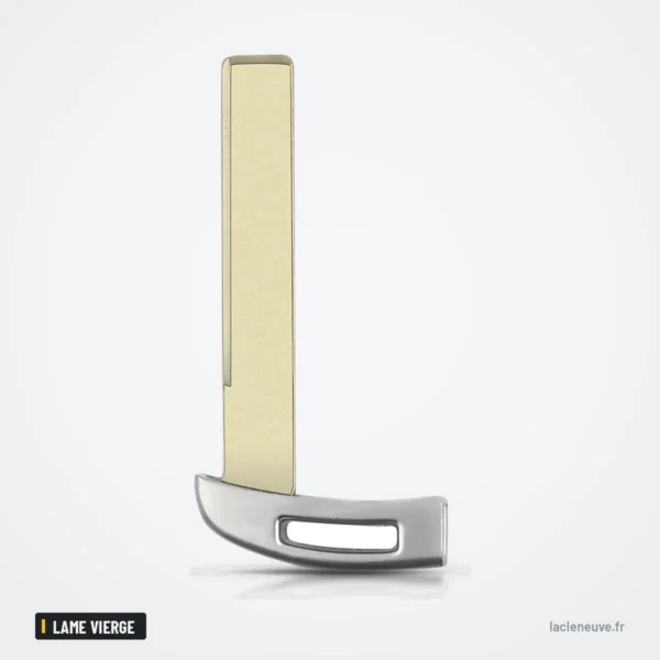 Coque de clé pliante pour BMW Série 3, 5, 6, 7, X5, X6, lame vierge - lame seule, vue de face