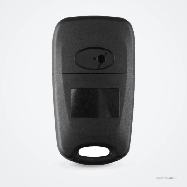 Coque de clé pliante pour Kia Rio, Picanto, Sportage, Hyundai I20, I30 - vue de dos, coque lisse sans bouton