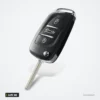 Coque de clé pliante pour Peugeot 207, 307, 407, Citroën C4, lame VA2 ou HU83 - clé pliante, lame dépliée