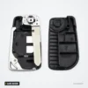 Coque de clé pliante pour Suzuki Grand Vitara, Swift, SX4, Jimny - coque ouverte montrant les deux faces internes
