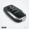 Coque de clé pliante pour Toyota Corolla, Camry, RAV4, Avensis, lame TOY43 - clé pliée vue de profil