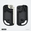 Coque de clé pliante pour Volkswagen, lame HU66 non coupée - coque ouverte, mécanisme pivot visible