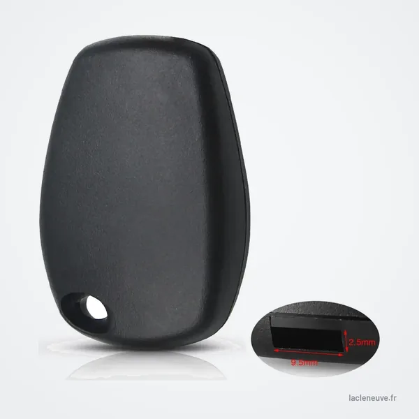 Coque de clé pour Renault Clio, Twingo, Dacia Logan, Duster - coque avec gros plan sur un bord
