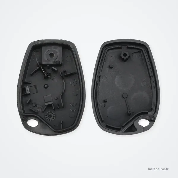 Coque de clé pour Renault Clio, Twingo, Dacia Logan, Duster - coque ouverte, mécanisme interne visible