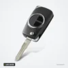 Coque de clé pour Suzuki Swift, Grand Vitara, SX4, lame HU133R ou SZ11R - vis apparente en haut, lame vers le bas