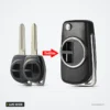 Coque de clé pour Suzuki Swift, Vitara, SX4, Liana - comparaison de la lame avant et après transformation