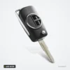 Coque de clé pour Suzuki Swift, Vitara, SX4, Liana - coque sans lame, vue de trois quarts, boutons visibles