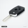 Coque de clé télécommande 2/3/4 boutons pour Honda Civic, CR-V, Accord, Jazz - lame sortie, deux boutons
