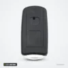 Coque de clé télécommande 2/3/4 boutons pour Honda Civic, CR-V, Accord, Jazz - vue arrière, surface lisse