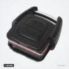 Coque de clé télécommande 2 boutons pour Opel Astra, Zafira, Omega, Vectra - coque ouverte, lame et joint rouge visibles