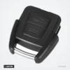 Coque de clé télécommande 2 boutons pour Opel Astra, Zafira, Omega, Vectra - coque fermée, deux boutons sans lame