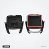 Coque de clé télécommande 2 boutons pour Opel Astra, Zafira, Omega - intérieur de la coque ouverte, joint rouge en détail