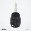 Coque de clé télécommande 3 boutons pour Renault Clio, Kangoo, Trafic - vue de face, lame droite