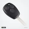 Coque de clé télécommande 3 boutons pour Renault Clio, Kangoo, Trafic - vue de face, trois boutons visibles