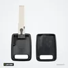 Coque de clé télécommande pour Audi A3, A4, A6, A8, lame HU66 - tête démontée en deux parties, lame posée à côté