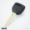 Coque de clé à transpondeur pour Mazda, lame vierge - vue de face légèrement inclinée