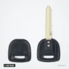 Coque de clé à transpondeur pour Mazda, lame vierge - comparaison coque noire et lame nue
