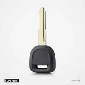 Coque de clé transpondeur pour Mazda3, Mazda6, RX8, CX7, lame vierge - vue de profil, lame nue sans boutons