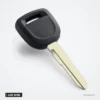 Coque de clé transpondeur pour Mazda3, Mazda6, RX8, CX7, lame vierge - vue de trois quarts de la tête de clé