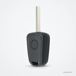 Coque de clé à transpondeur pour Opel Corsa, Astra, Vectra, Chevrolet Cruze - clé à lame déployée, tête lisse