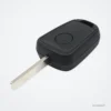 Coque de clé à transpondeur pour Opel Corsa, Astra, Vectra, Chevrolet Cruze - vue de profil, lame et bouton ovale