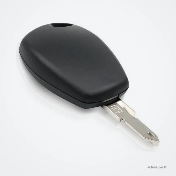 Coque de clé transpondeur pour Renault Clio, Twingo, Dacia Logan, Duster - coque sans lame, vue de dessus