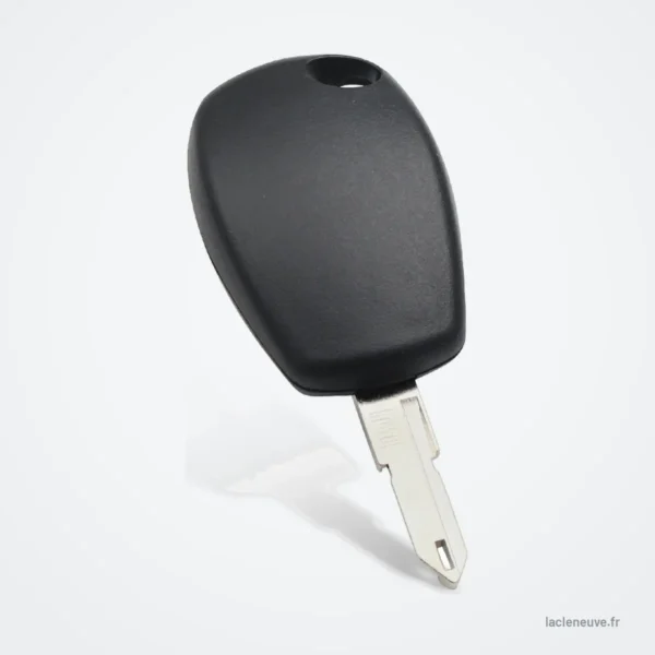 Coque de clé transpondeur pour Renault Clio, Twingo, Dacia Logan, Duster - coque seule, vue de dos