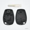 Coque de clé transpondeur pour Renault Clio, Twingo, Dacia Logan, Duster - lame détachée et intérieur du boîtier ouvert