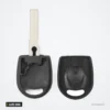 Coque de clé pour Volkswagen Passat B5, Golf, Polo, Seat, Skoda, lame HU66 - coque démontée en deux parties