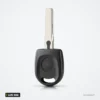 Coque de clé pour Volkswagen Passat B5, Golf, Polo, Seat, Skoda, lame HU66 - tête de clé avec lame, vue avant